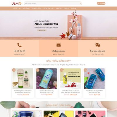 Theme wordpress mỹ phẩm 15