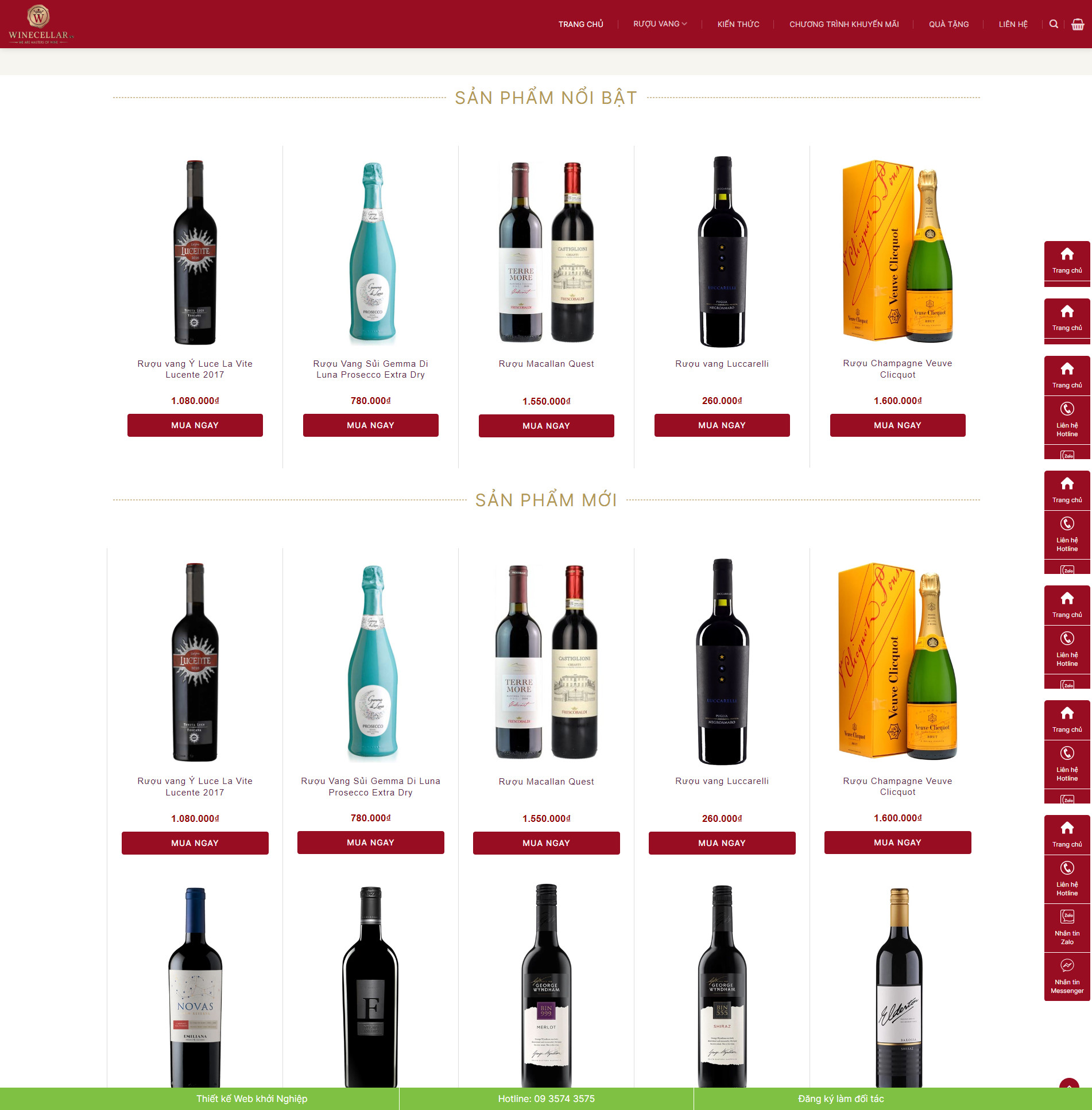 Theme wordpress shop rượu 02