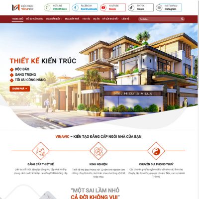 Theme wordpress kiến trúc 5
