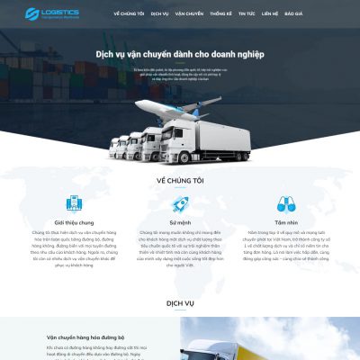 Theme wordpress dịch vụ vận chuyển - giao hàng 02